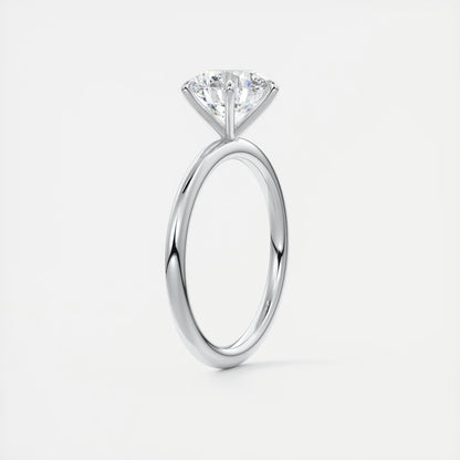 Evelyn Round Cut Diamond Engagement Ring