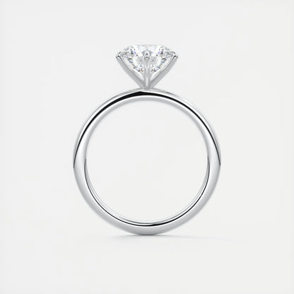 Evelyn Round Cut Diamond Engagement Ring