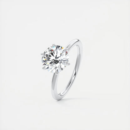 Evelyn Round Cut Diamond Engagement Ring