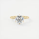 Evelyn Round Cut Diamond Engagement Ring