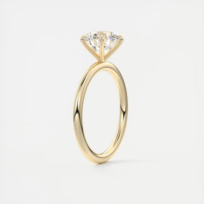 Evelyn Round Cut Diamond Engagement Ring