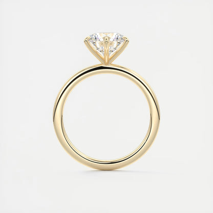 Evelyn Round Cut Diamond Engagement Ring