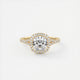 Grace Halo Cushion Cut Diamond Engagement Ring
