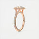 Grace Halo Oval Cut Diamond Engagement Ring