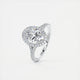 Grace Halo Oval Cut Diamond Engagement Ring