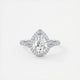 Grace Halo Pear Shape Diamond Engagement Ring