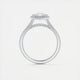 Grace Halo Pear Shape Diamond Engagement Ring