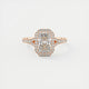 Grace Halo Radiant Cut Diamond Engagement Ring