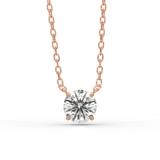 Diamond Size_1 carat | Precious Metal_Rose Gold