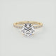 Emera Classic Pave Round Cut Diamond Engagement Ring