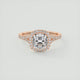 Grace Halo Cushion Cut Diamond Engagement Ring