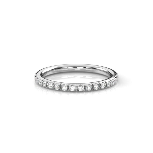 Pave Wedding Band