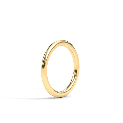 Solitaire Wedding Band