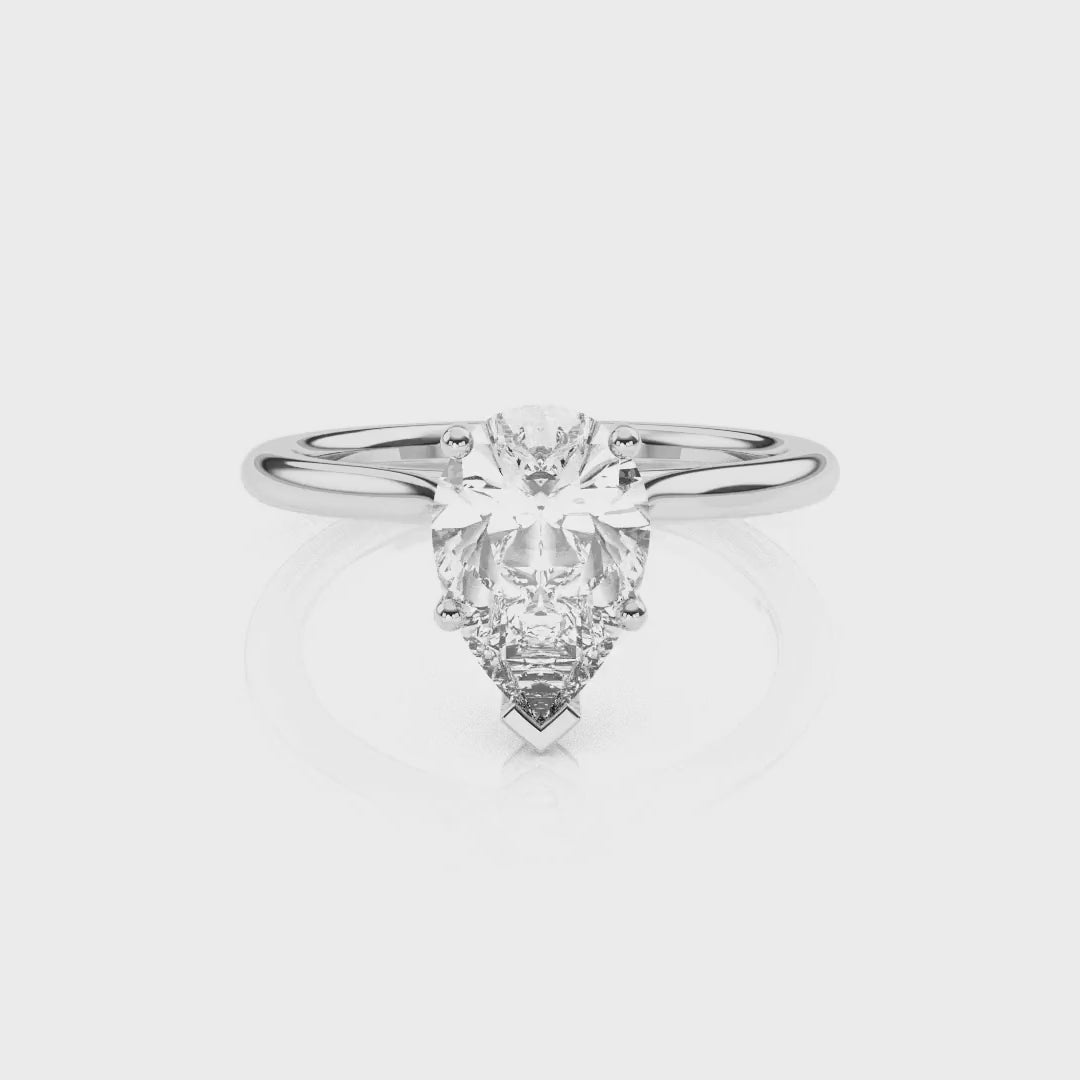 Diamond Size_2 carat | Style_Solitaire | Precious Metal_White Gold