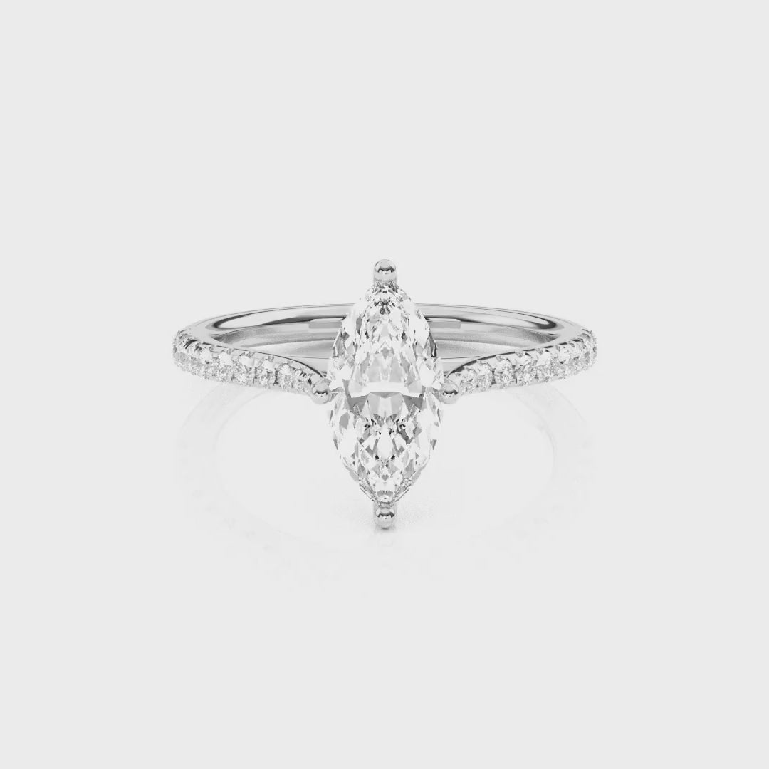 Diamond Size_1 carat | Style_With Diamonds | Precious Metal_White Gold