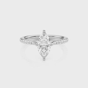 Diamond Size_1 carat | Style_With Diamonds | Precious Metal_White Gold