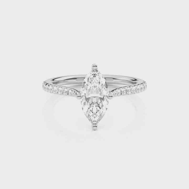 Diamond Size_1 carat | Style_With Diamonds | Precious Metal_White Gold