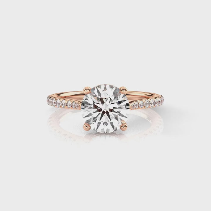 Diamond Size_2 carat | Style_With Diamonds | Precious Metal_Rose Gold