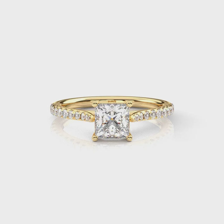 Diamond Size_1 carat | Style_With Diamonds | Precious Metal_Yellow Gold