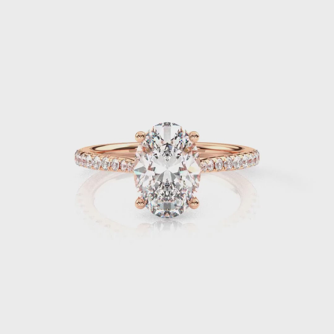 Diamond Size_2 carat | Style_With Diamonds | Precious Metal_Rose Gold