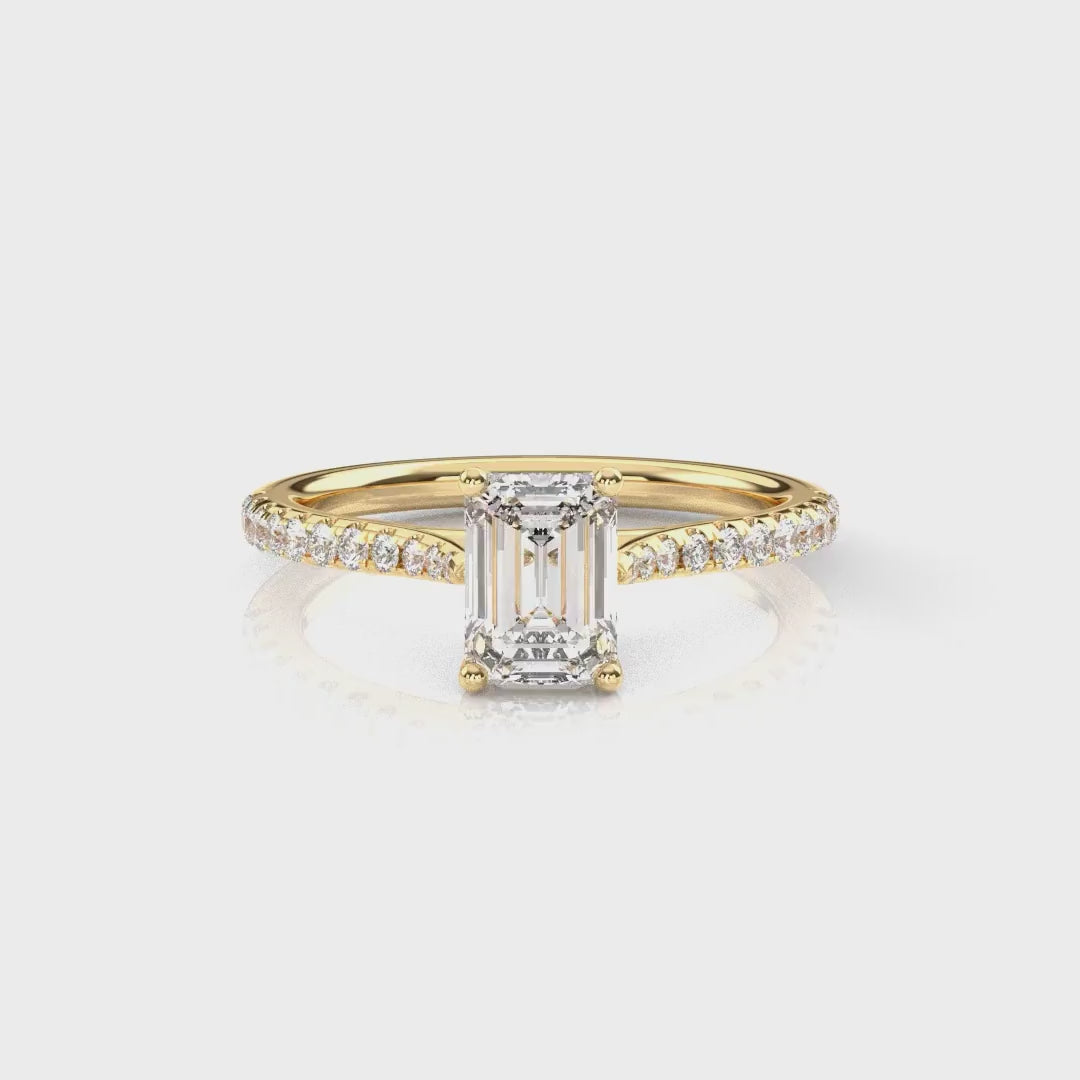 Diamond Size_1 carat | Style_With Diamonds | Precious Metal_Yellow Gold