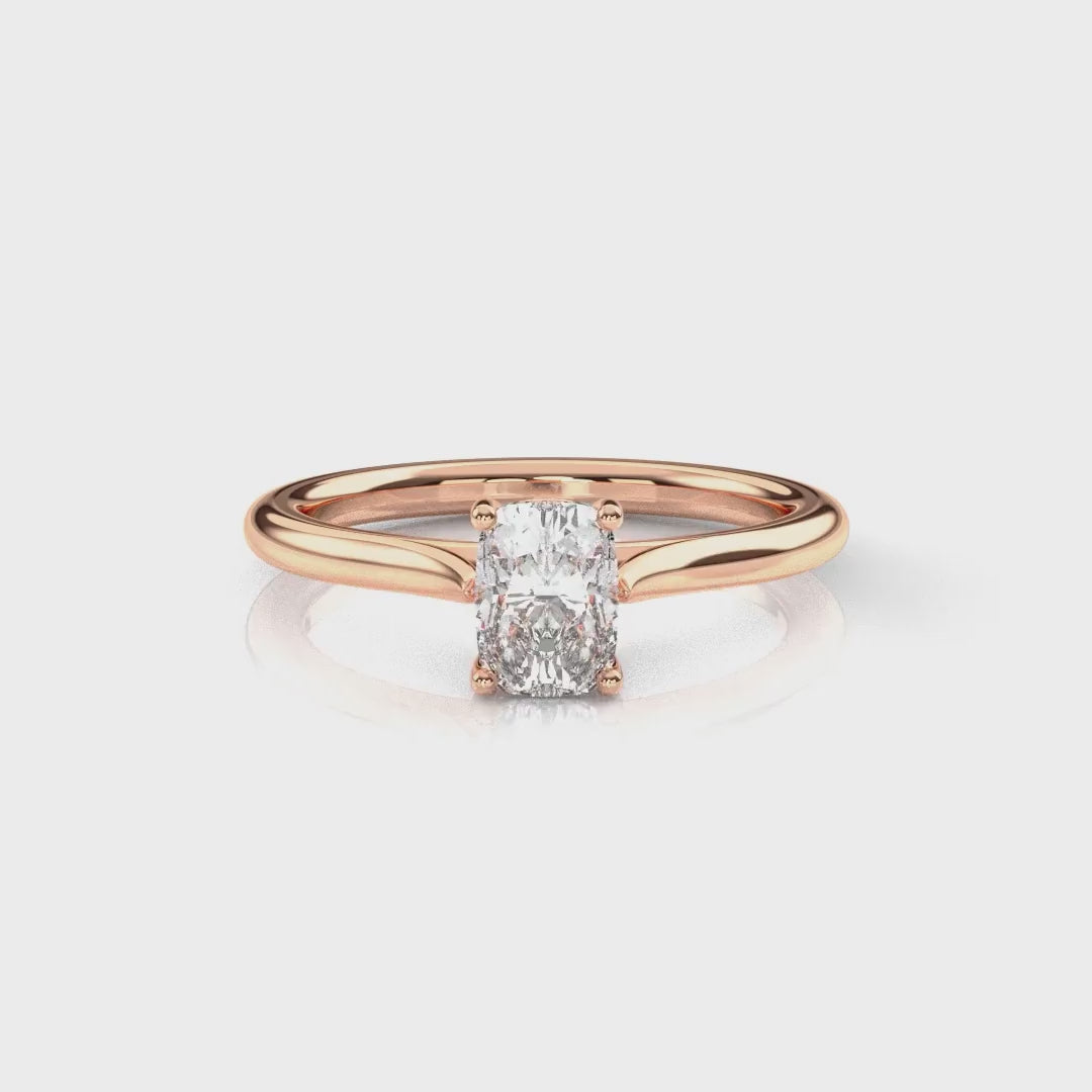 Diamond Size_1 carat | Style_Solitaire | Precious Metal_Rose Gold