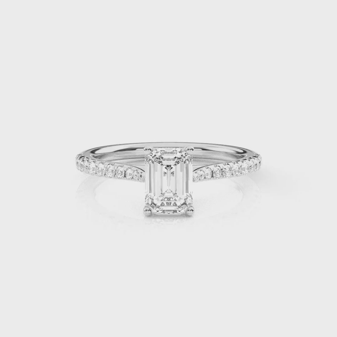 Diamond Size_1 carat | Style_With Diamonds | Precious Metal_White Gold