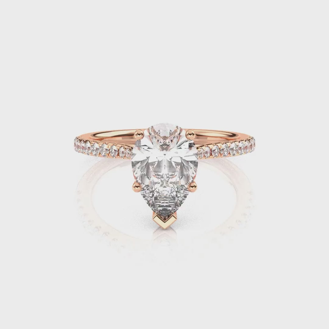 Diamond Size_2 carat | Style_With Diamonds | Precious Metal_Rose Gold