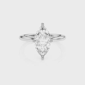 Diamond Size_2 carat | Style_Solitaire | Precious Metal_White Gold