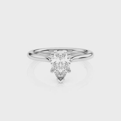 Diamond Size_1 carat | Style_Solitaire | Precious Metal_White Gold