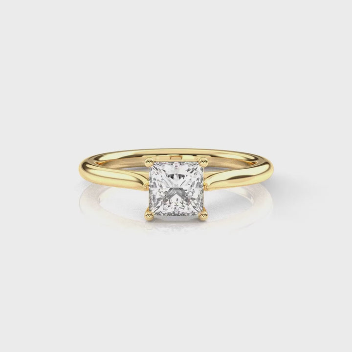 Diamond Size_1 carat | Style_Solitaire | Precious Metal_Yellow Gold