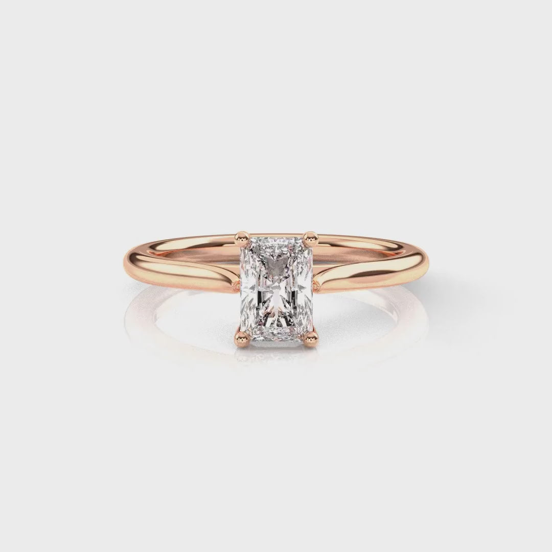 Diamond Size_1 carat | Style_Solitaire | Precious Metal_Rose Gold