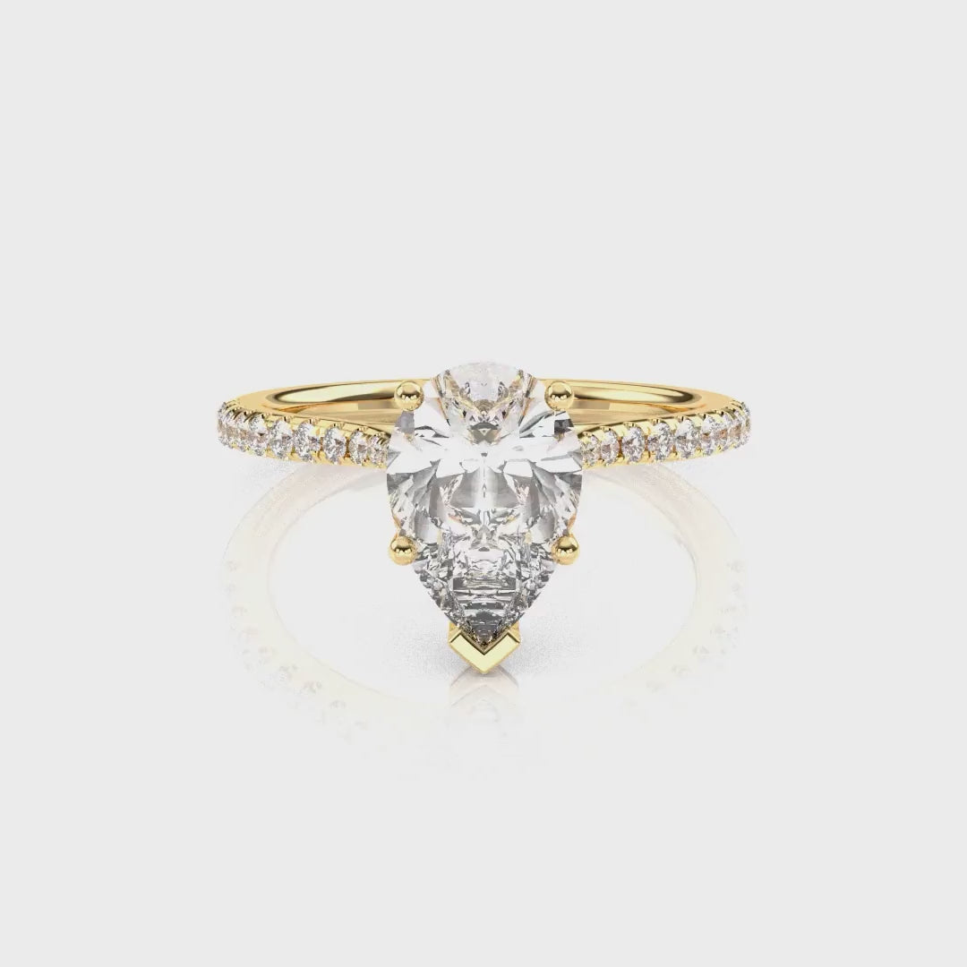 Diamond Size_2 carat | Style_With Diamonds | Precious Metal_Yellow Gold