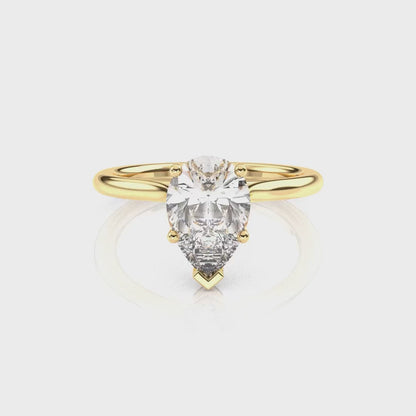 Diamond Size_2 carat | Style_Solitaire | Precious Metal_Yellow Gold