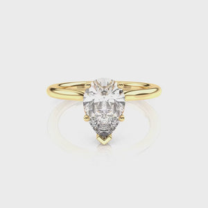 Diamond Size_2 carat | Style_Solitaire | Precious Metal_Yellow Gold