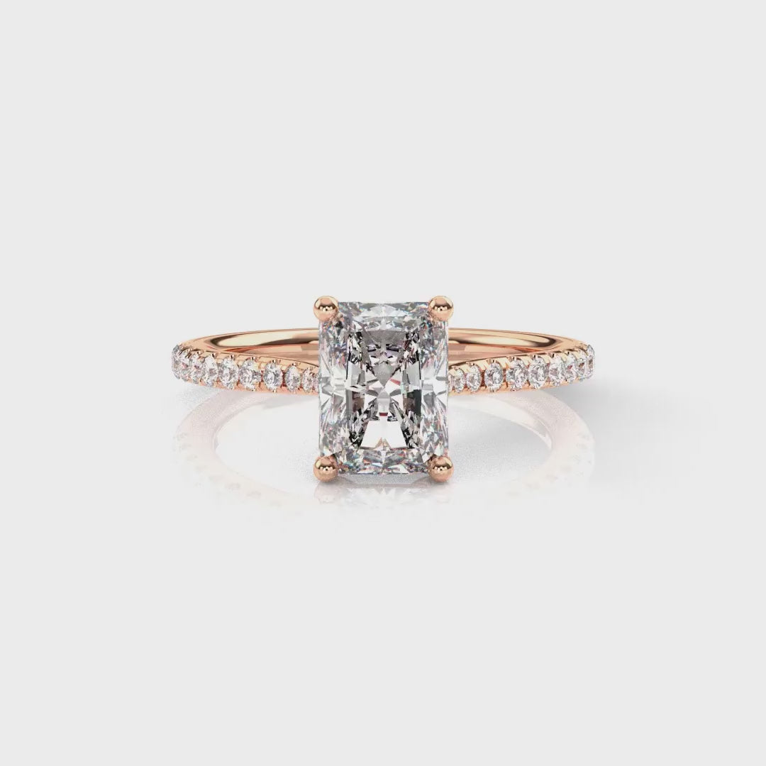 Diamond Size_2 carat | Style_With Diamonds | Precious Metal_Rose Gold