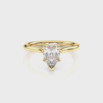 Diamond Size_1 carat | Style_Solitaire | Precious Metal_Yellow Gold