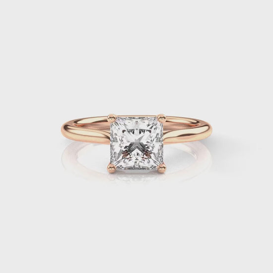 Diamond Size_2 carat | Style_Solitaire | Precious Metal_Rose Gold