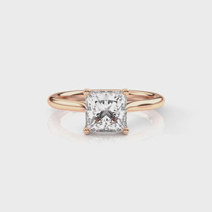Diamond Size_2 carat | Style_Solitaire | Precious Metal_Rose Gold