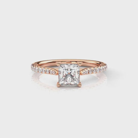Diamond Size_1 carat | Style_With Diamonds | Precious Metal_Rose Gold