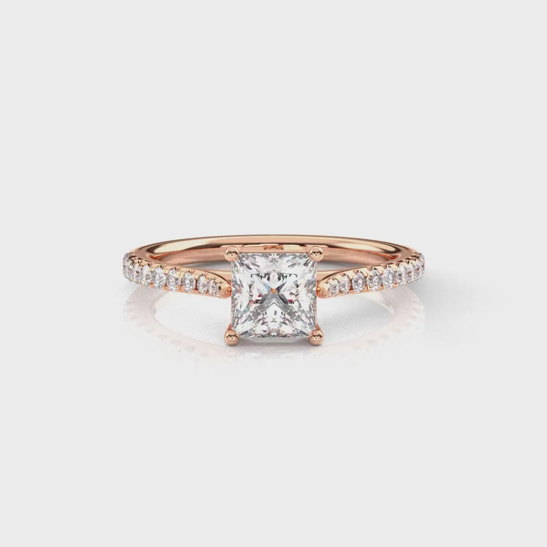 Diamond Size_1 carat | Style_With Diamonds | Precious Metal_Rose Gold