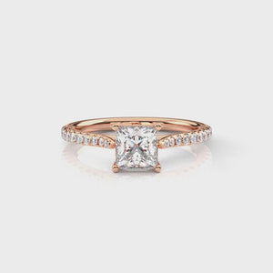 Diamond Size_1 carat | Style_With Diamonds | Precious Metal_Rose Gold