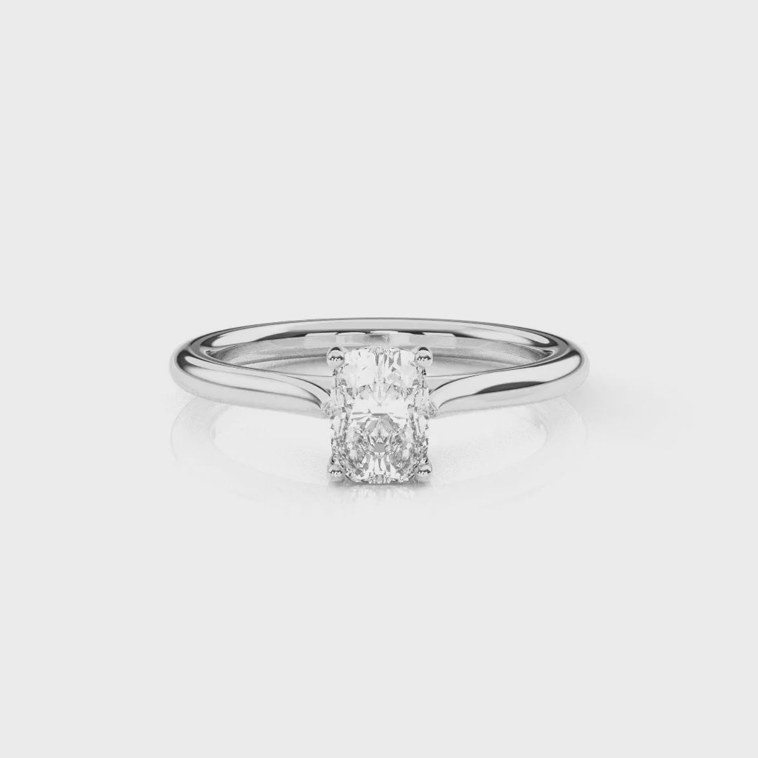 Diamond Size_1 carat | Style_Solitaire | Precious Metal_White Gold