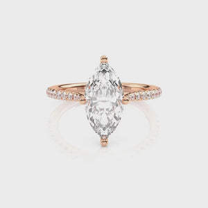 Diamond Size_2 carat | Style_With Diamonds | Precious Metal_Rose Gold