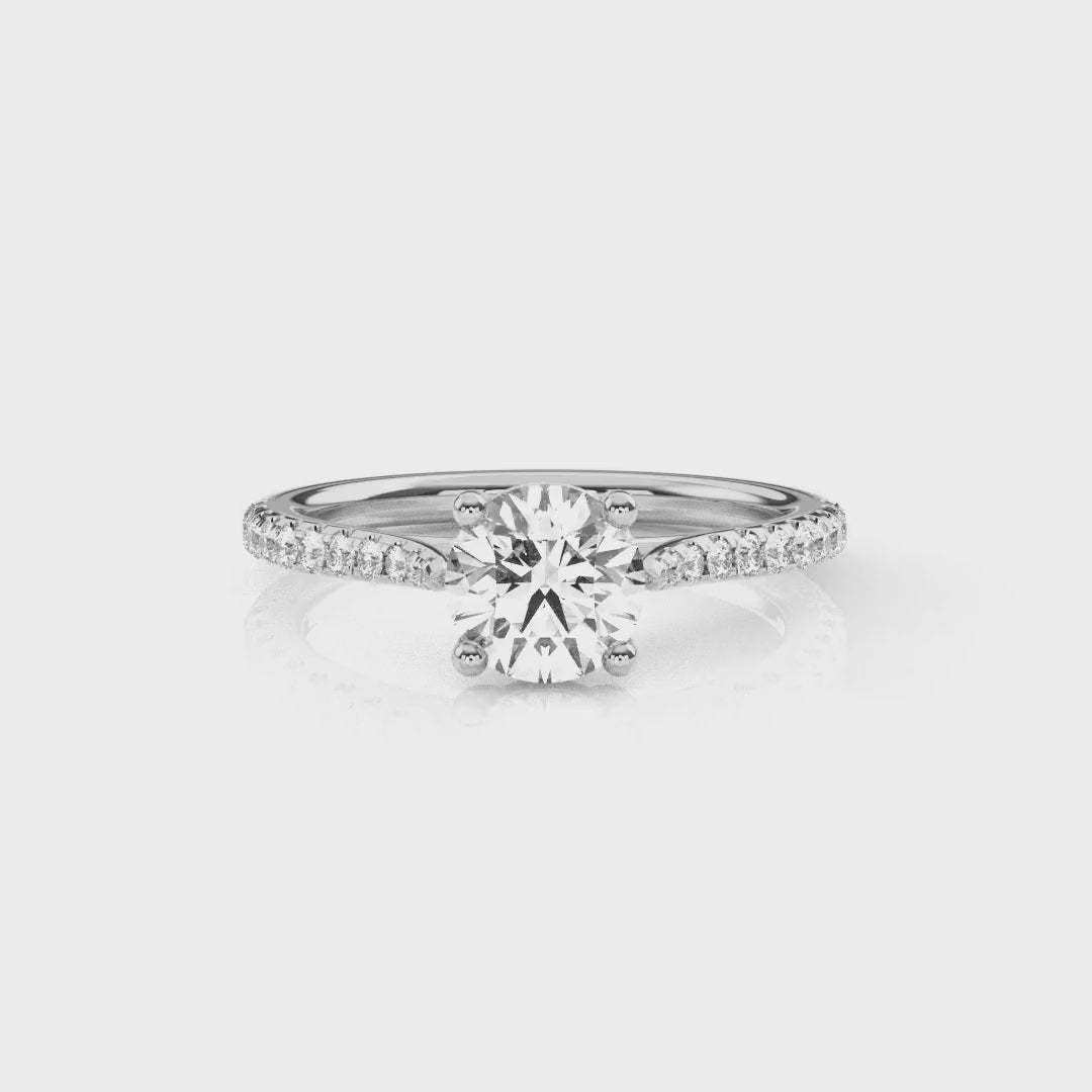 Diamond Size_1 carat | Style_With Diamonds | Precious Metal_White Gold