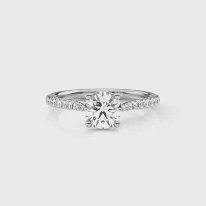 Diamond Size_1 carat | Style_With Diamonds | Precious Metal_White Gold