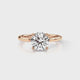 Diamond Size_2 carat | Style_Solitaire | Precious Metal_Rose Gold