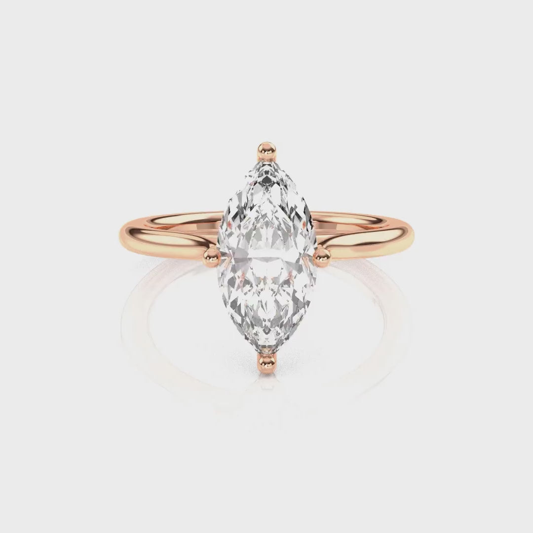 Diamond Size_2 carat | Style_Solitaire | Precious Metal_Rose Gold