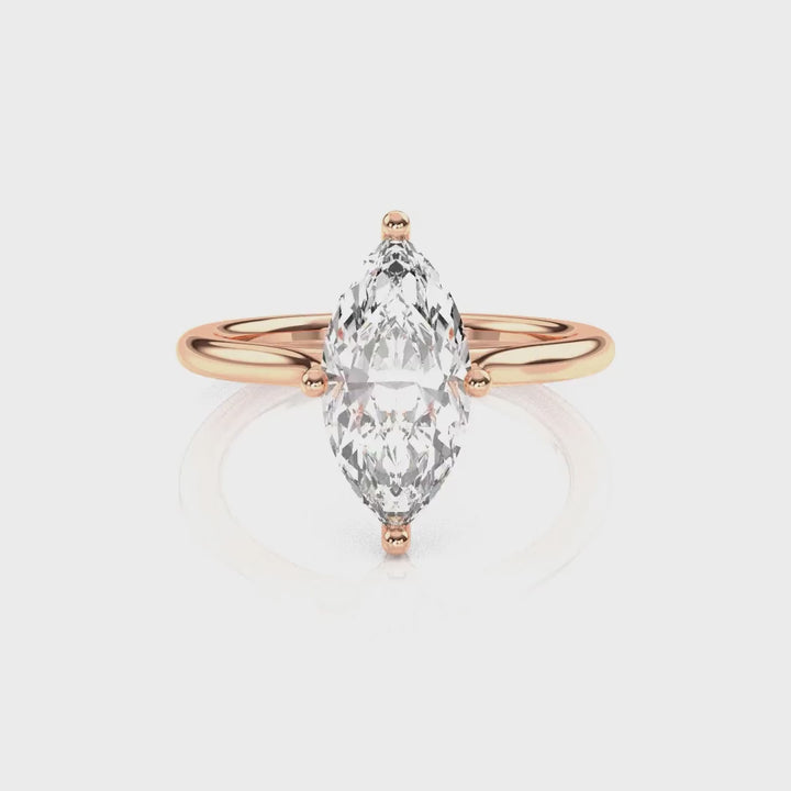 Diamond Size_2 carat | Style_Solitaire | Precious Metal_Rose Gold