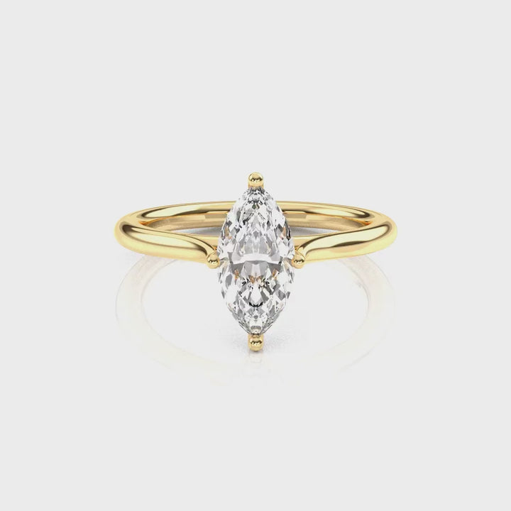 Diamond Size_1 carat | Style_Solitaire | Precious Metal_Yellow Gold